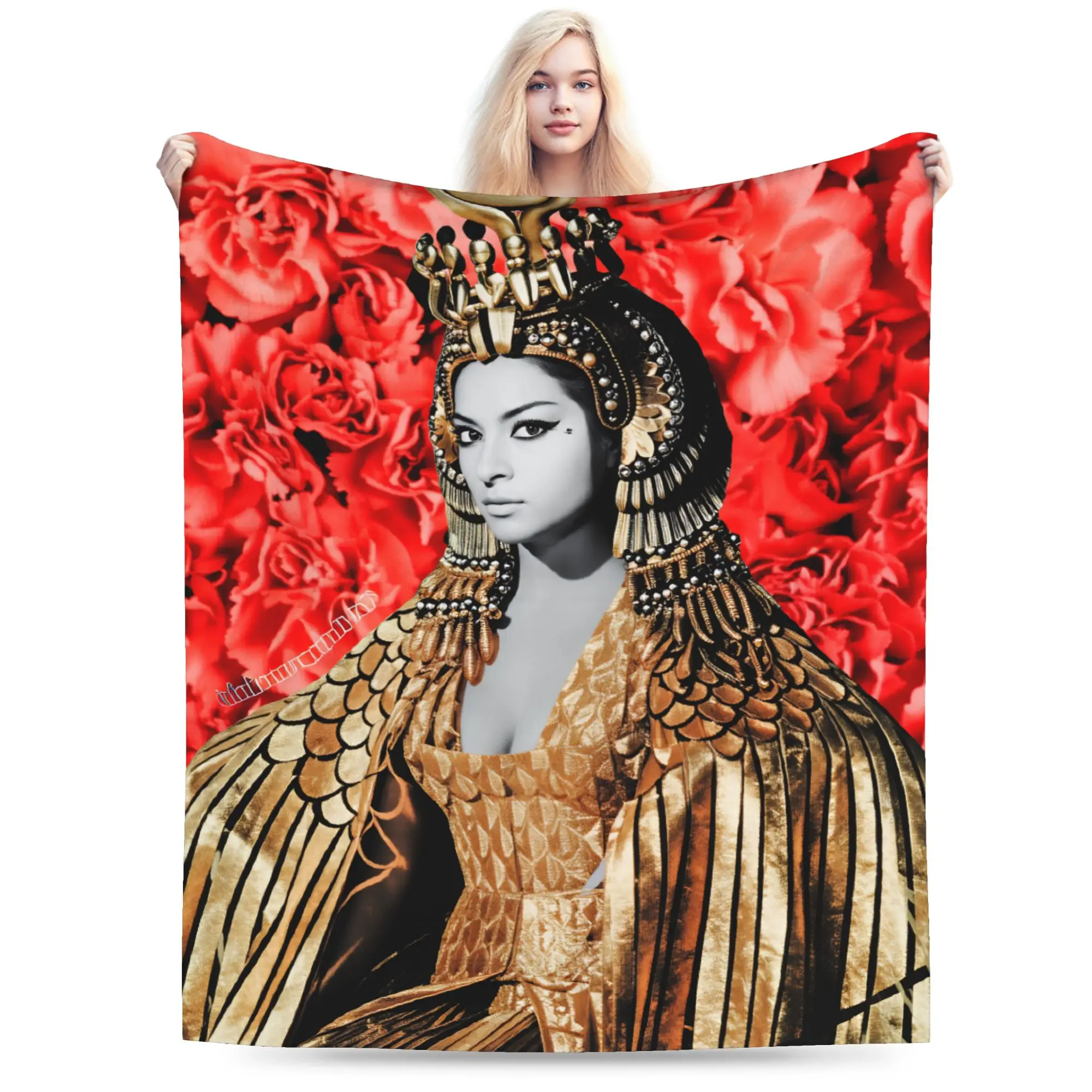 Super Soft Throw Blanket Travel Car Lola Flores Blanket  Flannel Bedspread For Living Room Funny Sofa Bed Cover