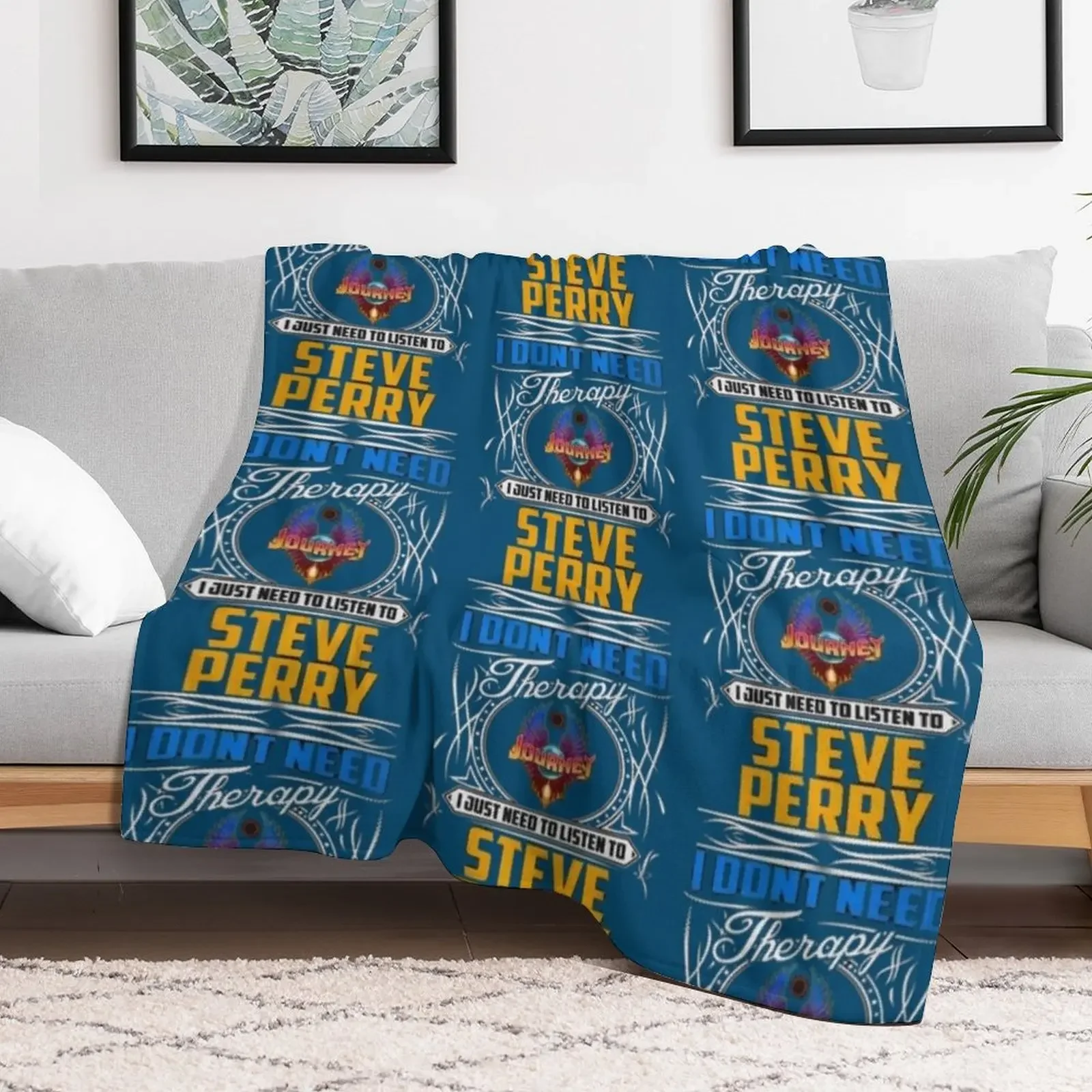Steve Perry 1977-1998 Throw Blanket Long Lasting Soft Plush Blanket for Daily Use