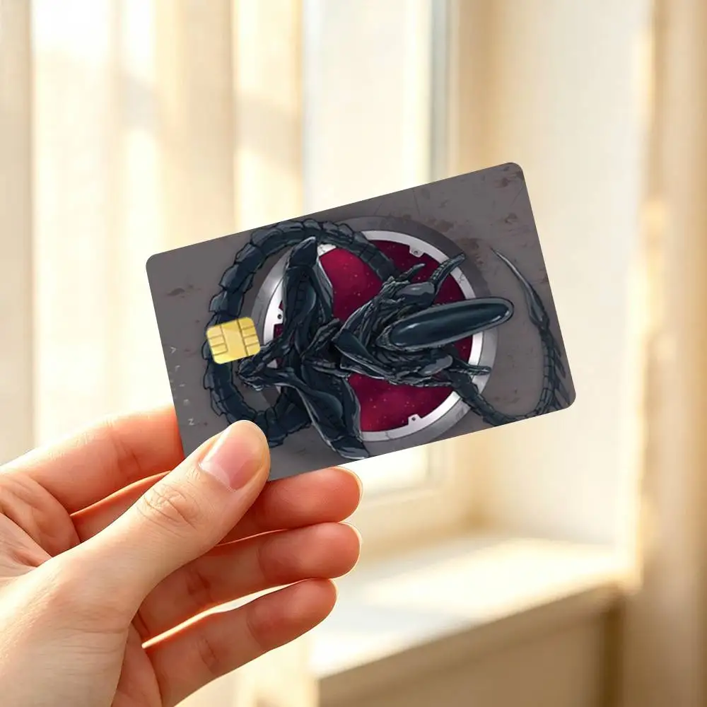 MoviesX-Xenomorp Credit Card HD Stickers Premium matte film effectively prevents fingerprints and daily abrasion.