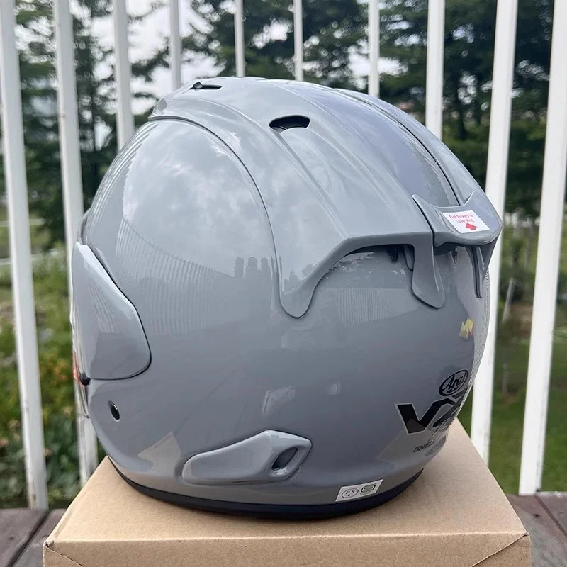 VZ-RAM High Quality ABS Classic 3/4 Open Face Helmet,For Harley Motorcycle And Cruise Motorcycle Protection Helmets,Modern Grey
