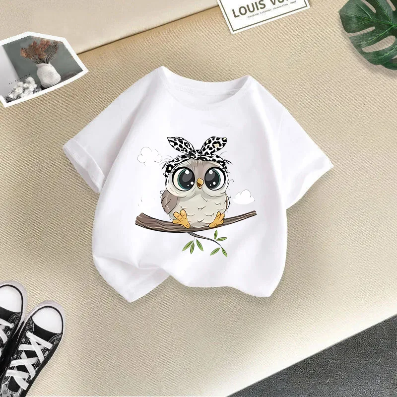 

Summer New Cute Animal Fashion Printed Children's T-shirt Short Sleeve Fashion Pure Cotton Children's Clothing