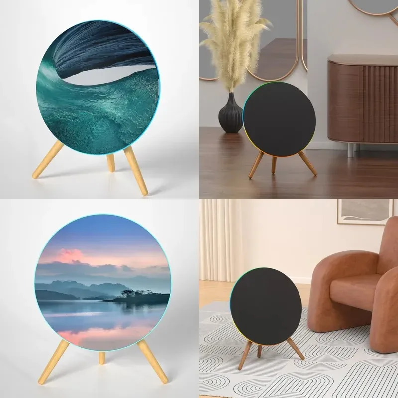 High End Standing Floor Bluetooth Speaker LED Light High Sound Immersive Audio for Home Parties and Outdoor Gatherings