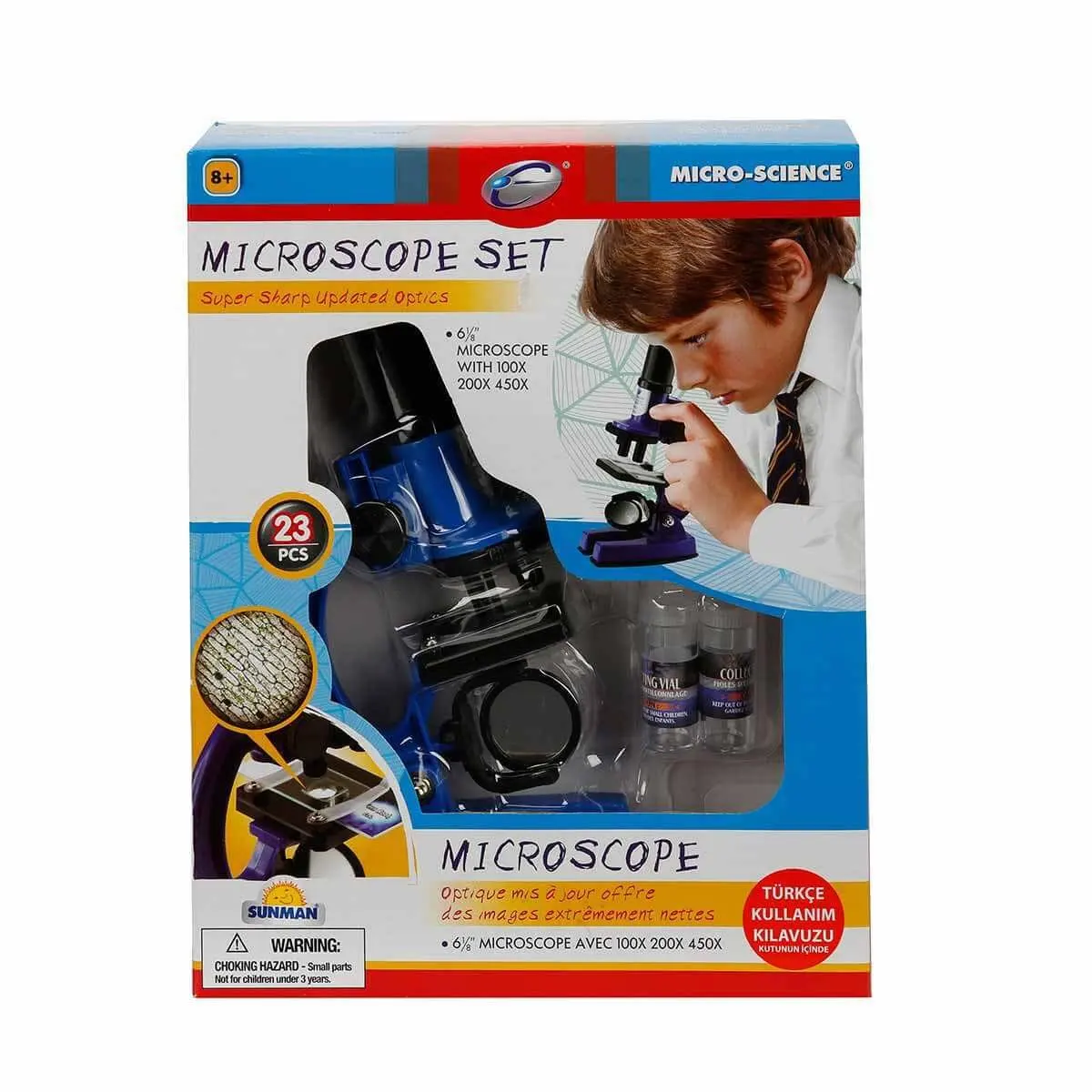 02135 Mini microscope set-Sunman