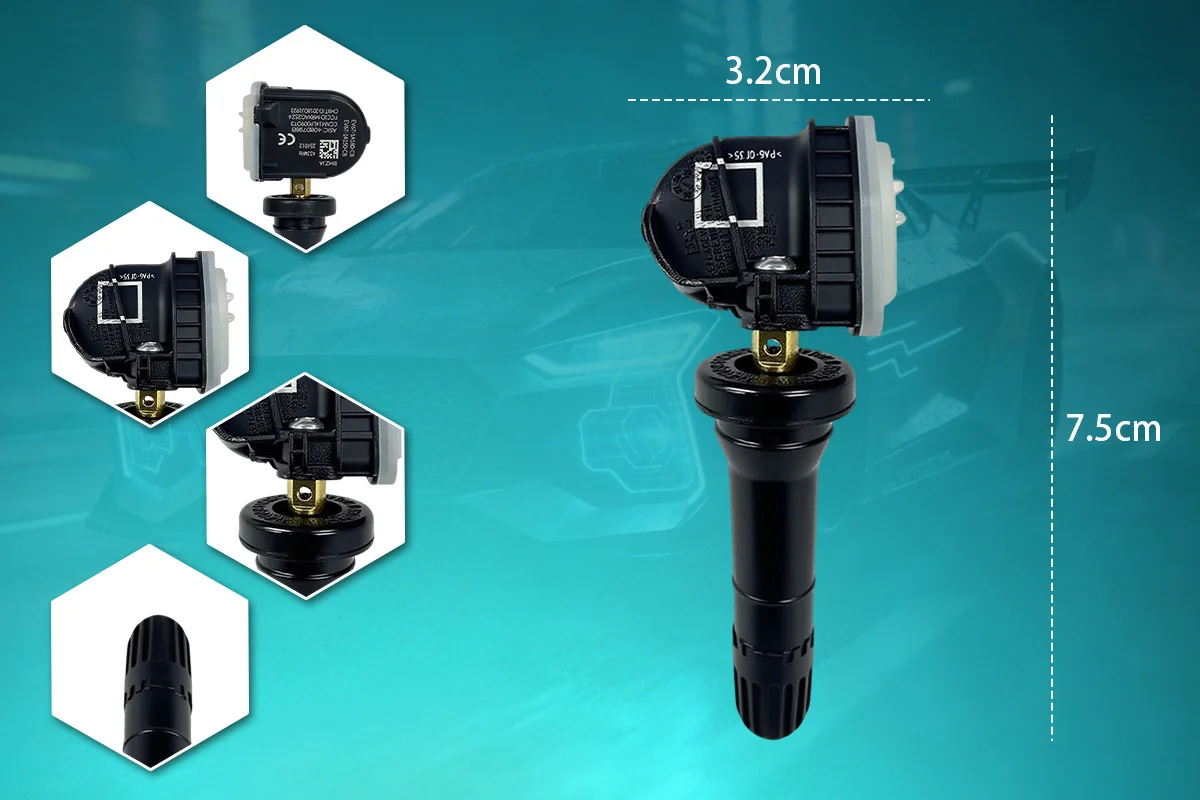 Reifendrucksensor TPMS EV6T-1A180-CB Kompatibel mit Ford Fiesta C-Max Kuga Fiesta EV6T-1A180-DB EV6T1A150CB – Detail 4