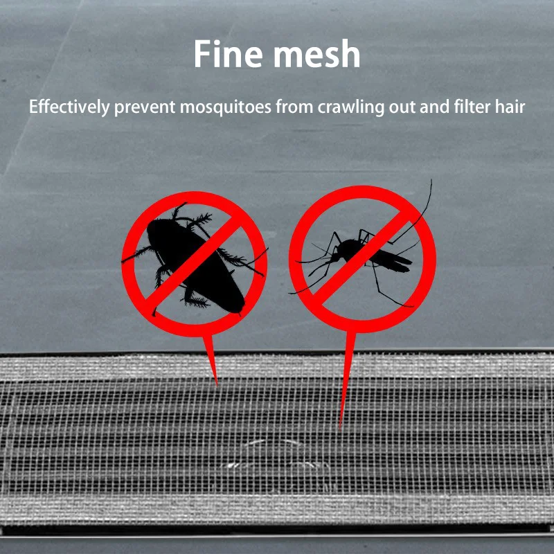 5~100m Cutable Shower Drain Hair Catcher Self-Adhesive Floor Drain Stickers Disposable Mesh Sink Strainer Filter For Bathroom