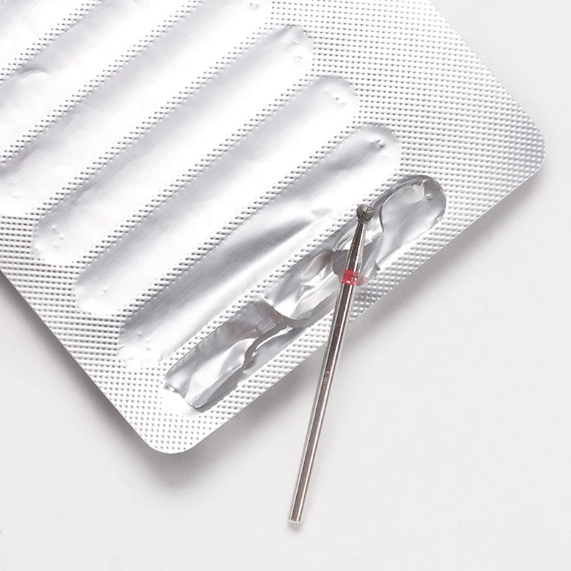 マニキュアネイルドリル用ダイヤモンドフライス,超硬ネイルビットキット,機器ツール,ドリルアクセサリー,ネイルサンディングキャップ,10個