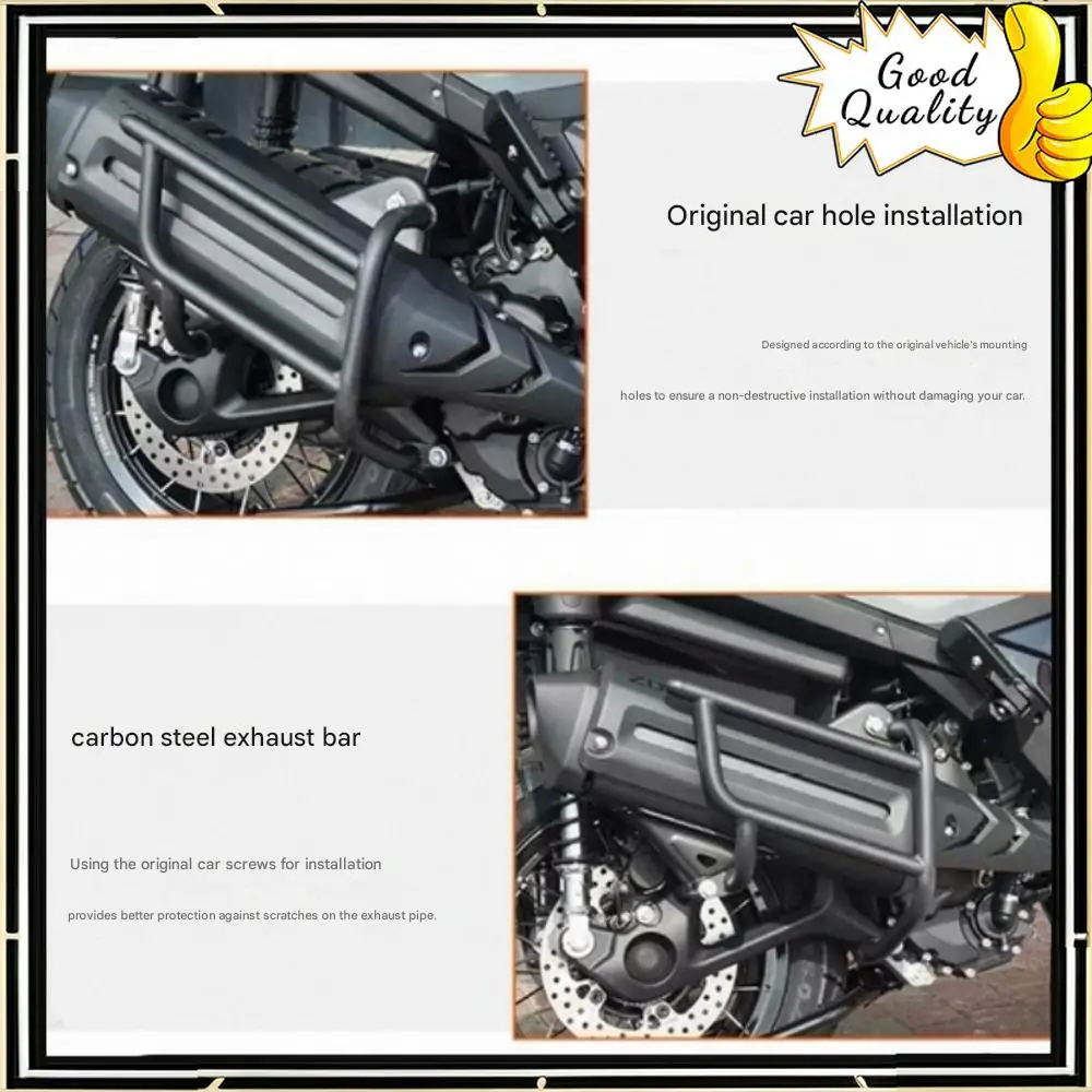 

Good Quality Exhaust pipe cover, bumper, rear guard, and exhaust pipe protection bar accessory for ZONTES 368G 2026 model year.