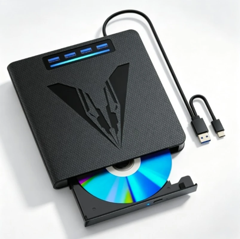 Multifunctional External Optical Drive BD RW Blu-ray DVD RW Burner With Multi Card Reader