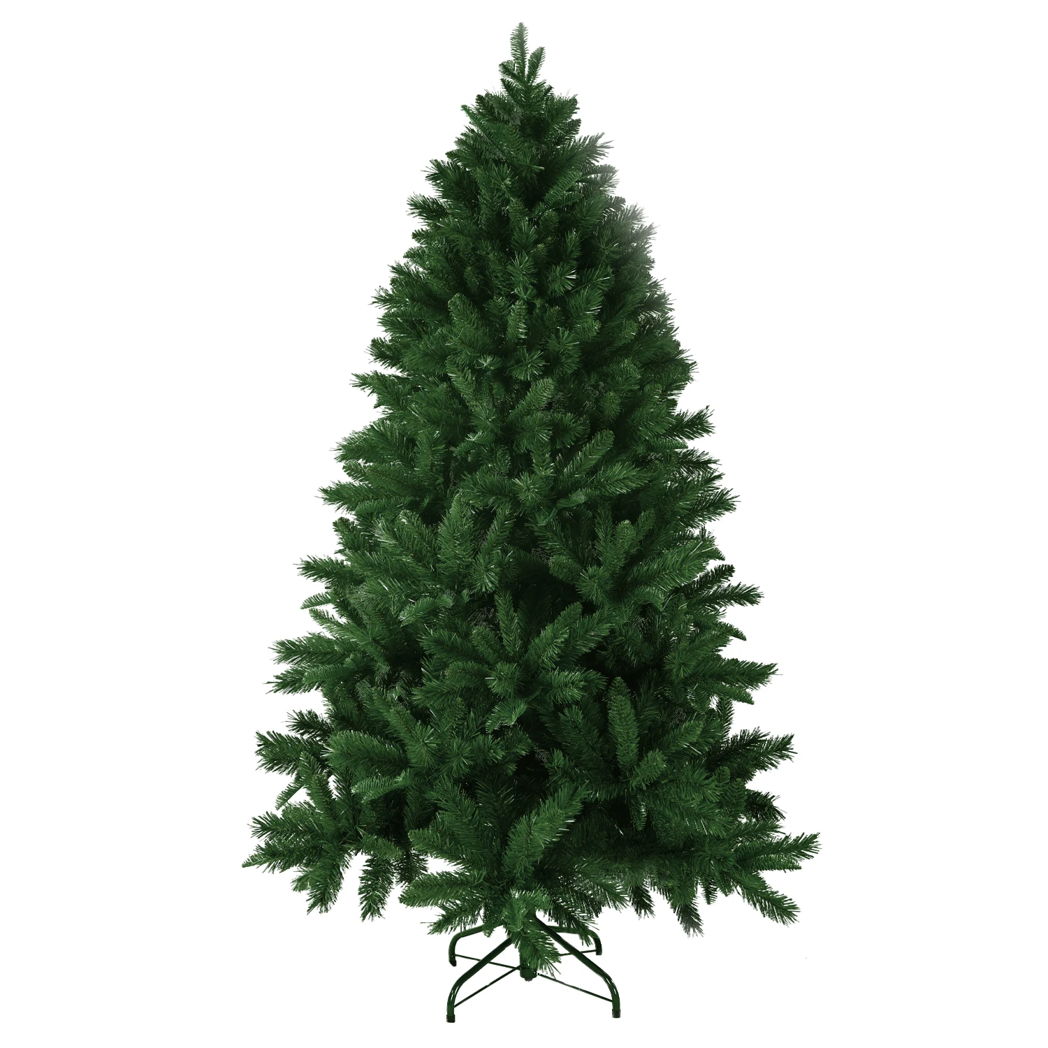 Christmas Tree Automatic Open Premium Artificial Xmas Tree with Metal Stand Base Easy Assemble and Foldable Xmas Ornaments