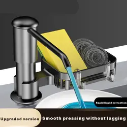 New Soap Dispenser Extension Tube Kit Kitchen Sink Liquid Soap Dispenser Bathroom Lotion Detergent Hand Press Pumps
