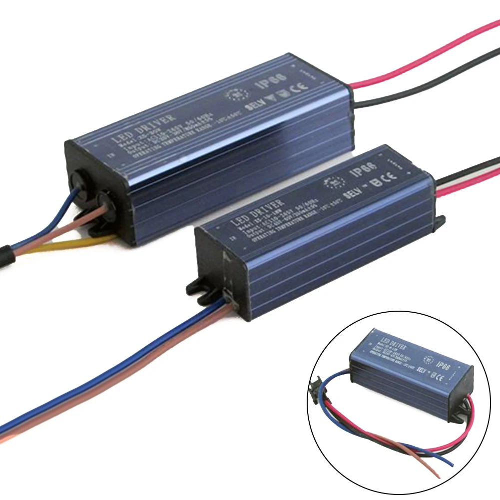 

Driver Convert Adapter Power Supply Transformer LED Driver 10W-70W Convert AC85-265V To DC22-38V No Flicker Power Supply Parts