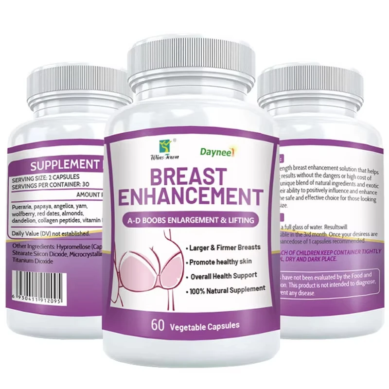 

Big break capsule makes the breasts plump soft shiny elastic which helps lift balance the breasts breast enhancement