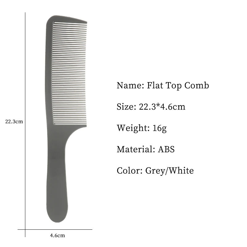 1 professional plastic heat-resistant and thick anti-static comb, S-shaped design, hair styling tool