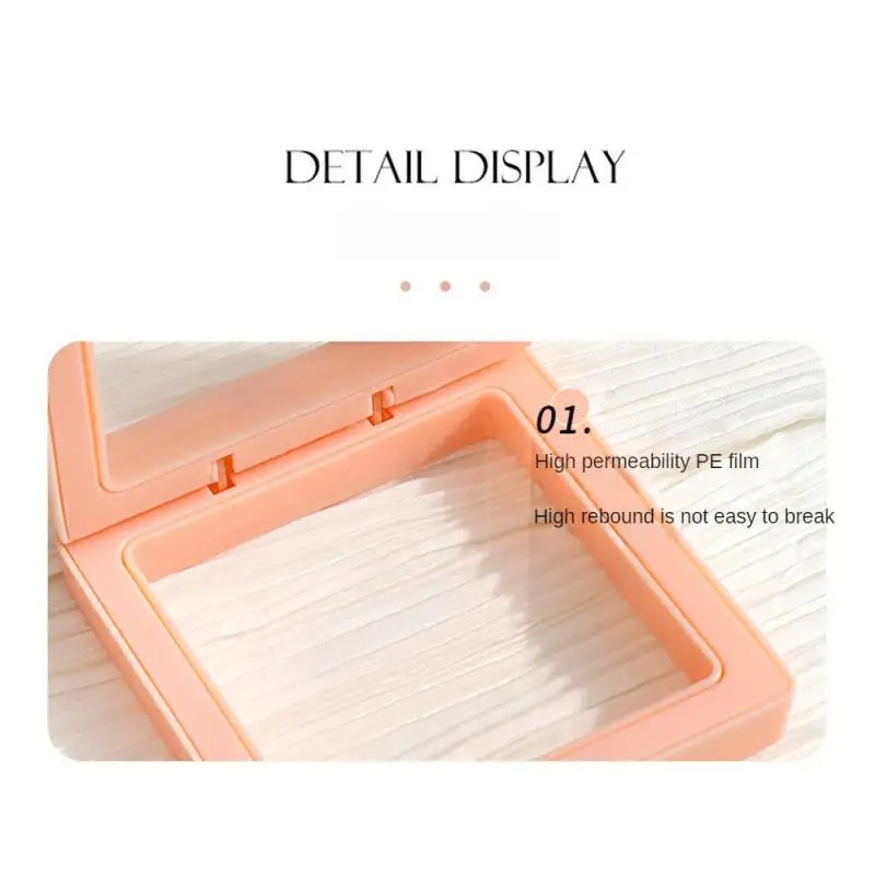 Storage Box Plastic Small And Portable Dust-proof Anti-oxidation Buckle Design Nail Supplies Pe Box Multifunction Jewelry Box