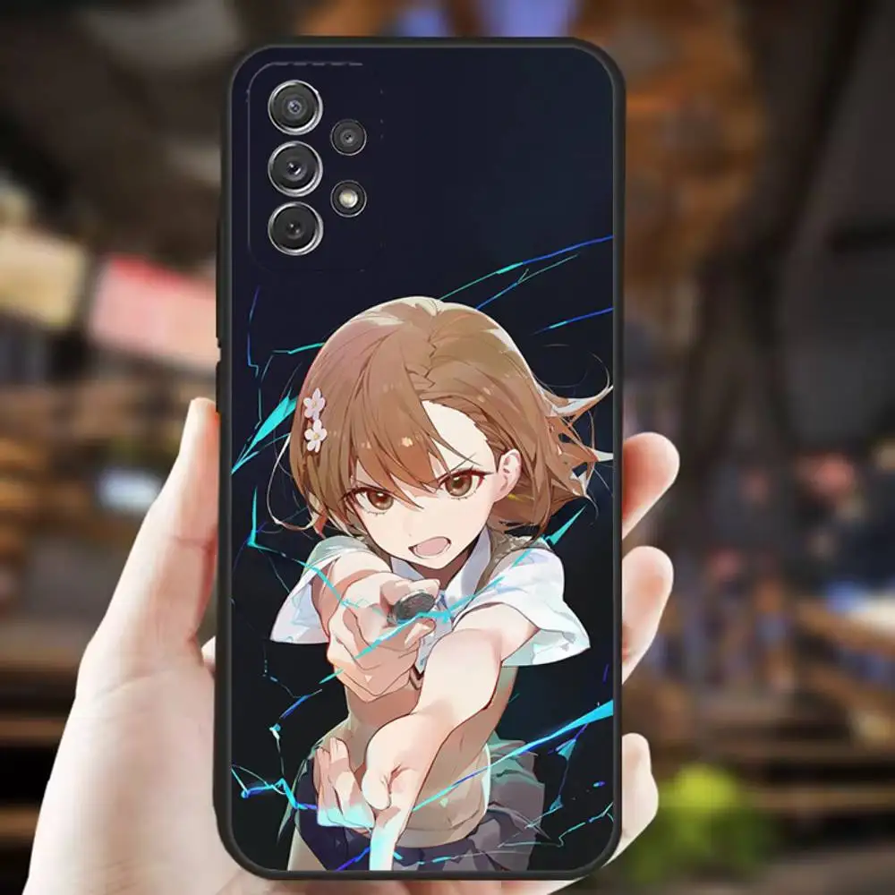 حافظة هاتف ميساكا ميكوتو لهاتف سامسونج S25، S24، S21، S22، S23، S30، Ultra، S20، Plus، Fe، Lite، Note، 10,9,5G غطاء أسود