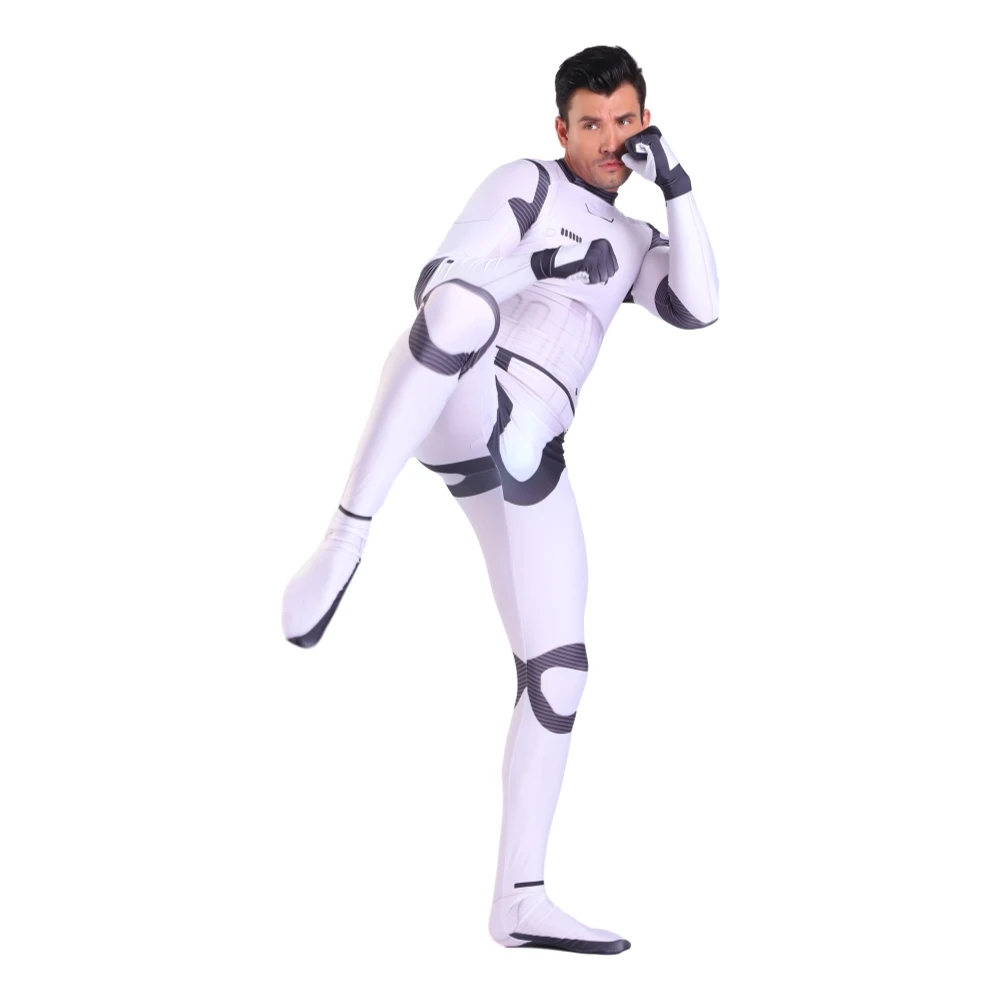 

Halloween Costumes for Adults Game Star Costumes Imperial Stormtrooper Cosplay for Men Boys Imperial Army Jumpsuits