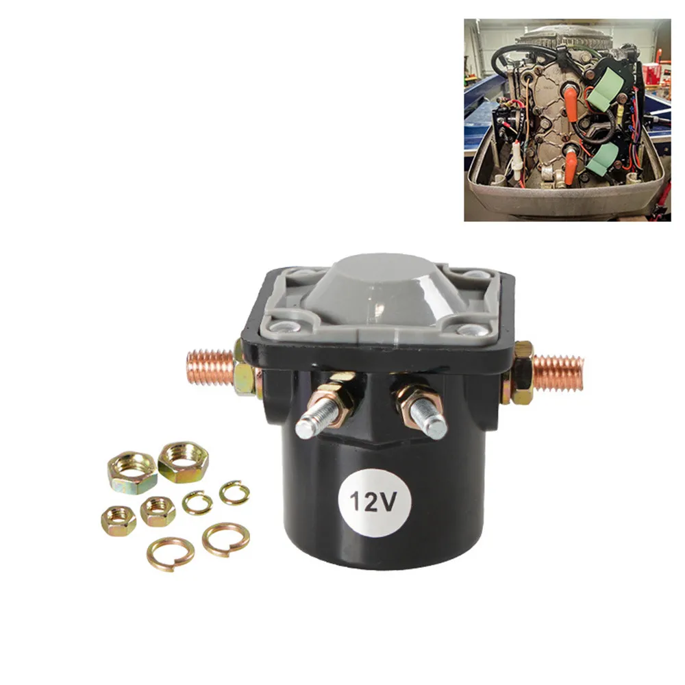 

Starter Solenoid Switch Relay for OMC-Marine Outboards Inboard Power Tilt Johnson-Trim Motor 383622 395419 582708