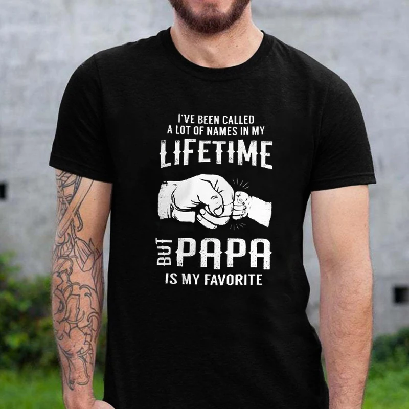 

Papa Shirt My Favorite People Call Me Papa Tshirt Fathers Day Gift Papa Birthday Gift Grandpa Tee Gift for Dad Clothing Black