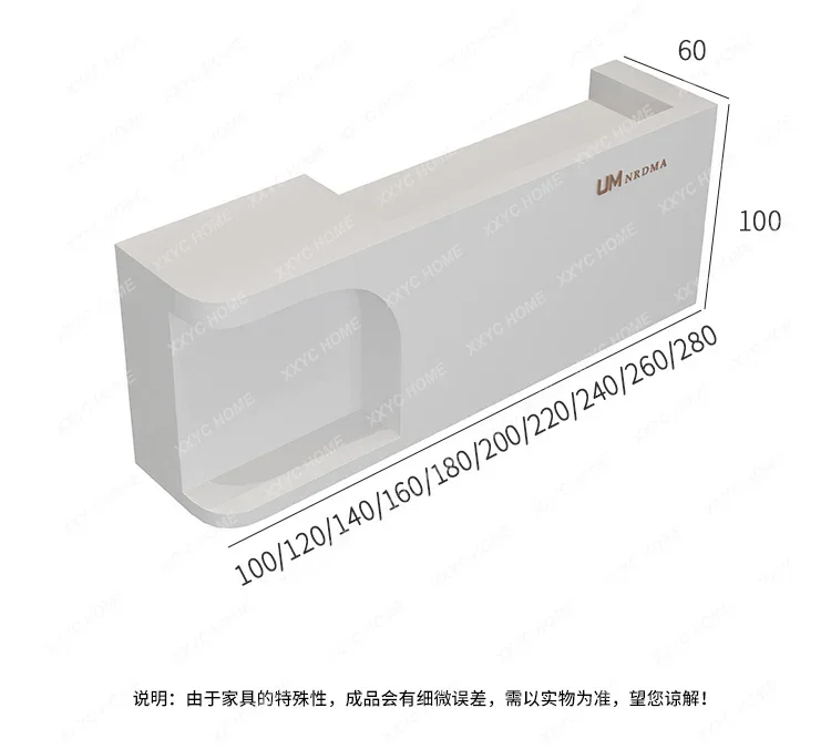 HHSimple الحديثة الفولاذ المقاوم للصدأ طاولة بار صالون تجميل متجر الملابس صفحة الخروج الصغيرة