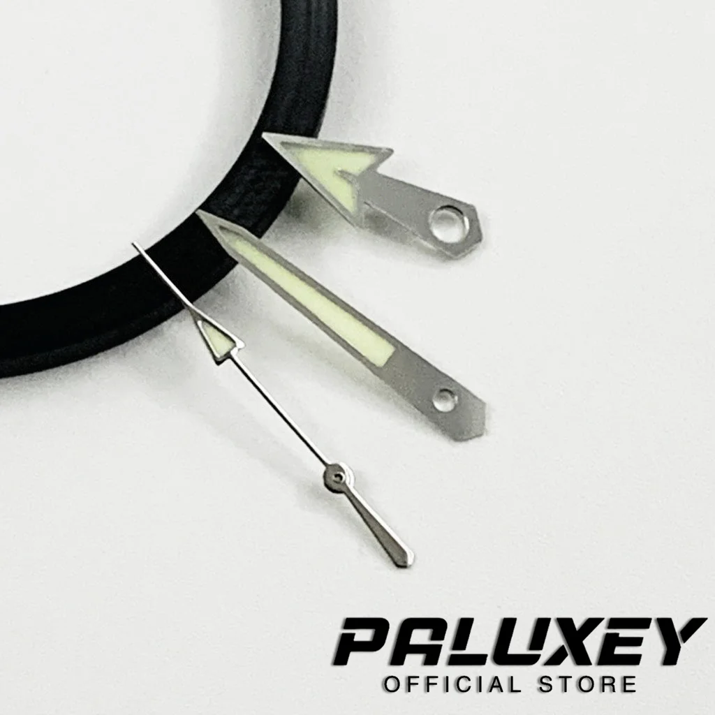 Nh35 Silver Green Watch Hands Luminous Hands For NH35/NH36/4R/7S Movement Watches Pointers
