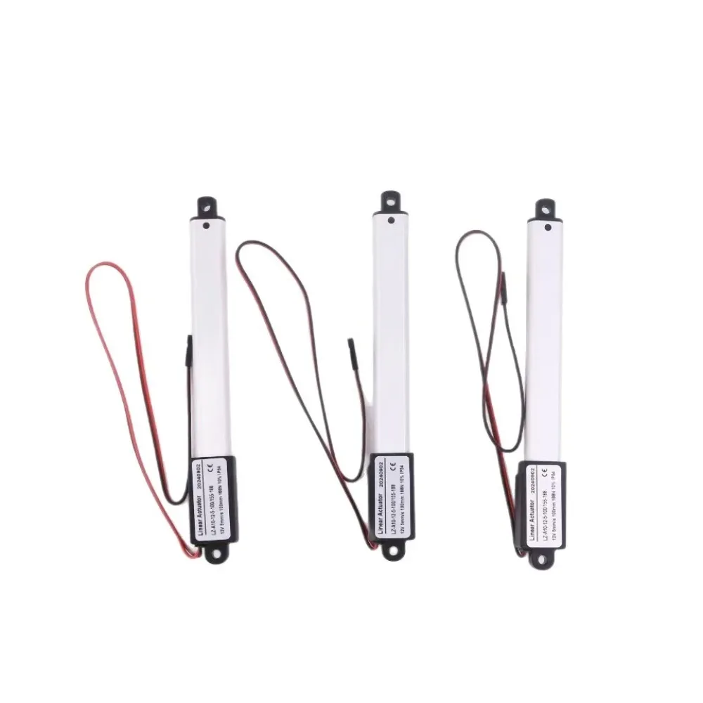 Mini DC Electric Linear Actuator Compact Powerful Durable 10 to 300 mm Stroke for Home Workshop Industrial Machinery Equipment