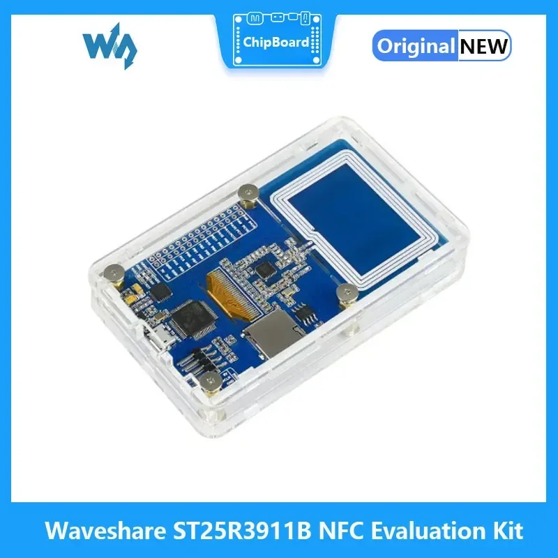 Waveshare ST25R3911B NFC-Evaluierungskit, NFC-Leser, ideal für erfrischende passive NFC-betriebene E-Papier