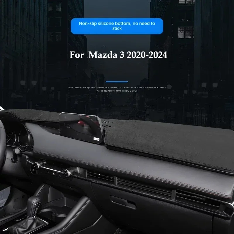

Car Interior Accessories Tools For Mazda 3 Axela 2014-2024 Dashboard Sunshade Mat Center Console Anti-Slip Light Shield Pad