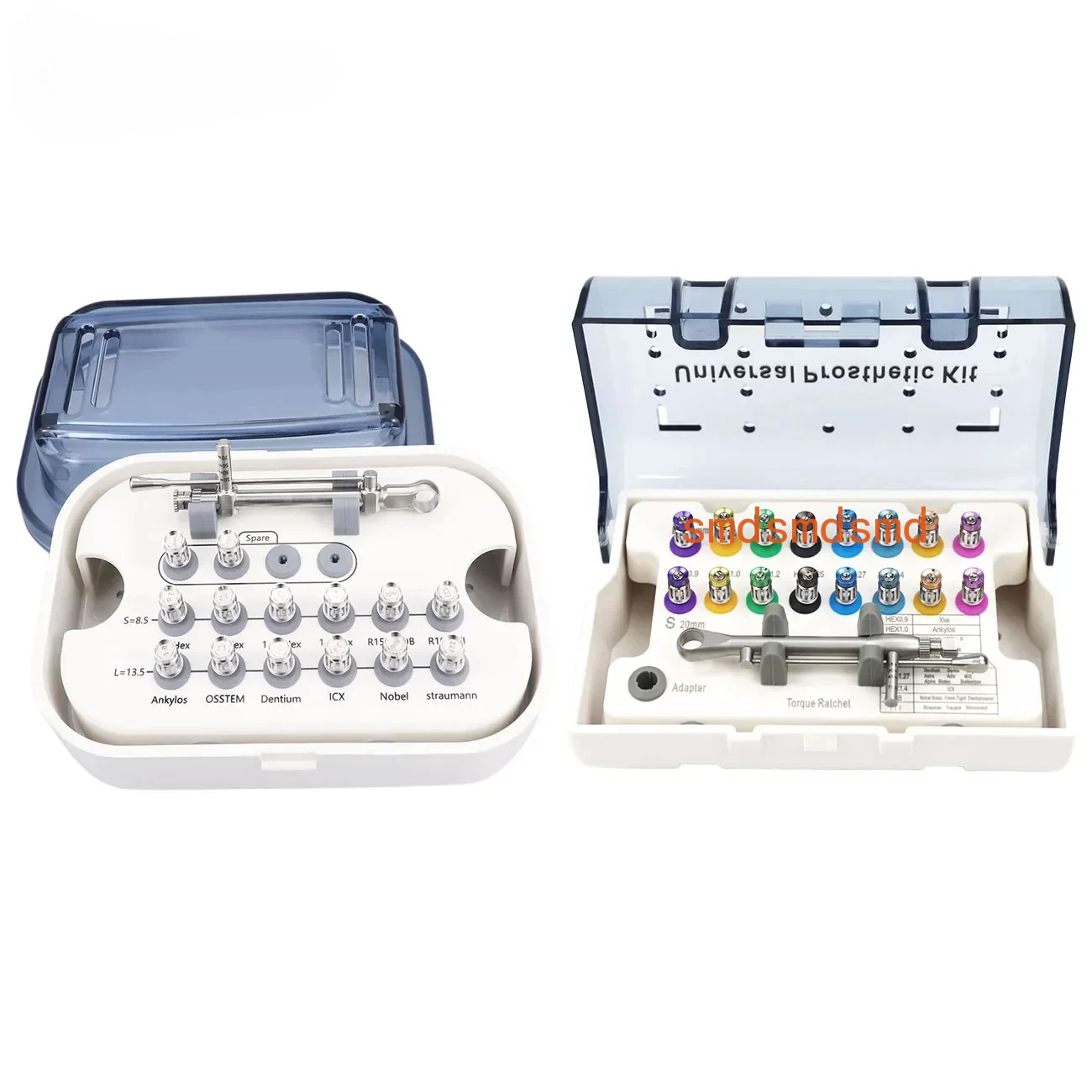 New Dental Universal Implant Torque Screwdrivers Wrench Dental Implant Restoration Tool Kit 10-70NCM Medical