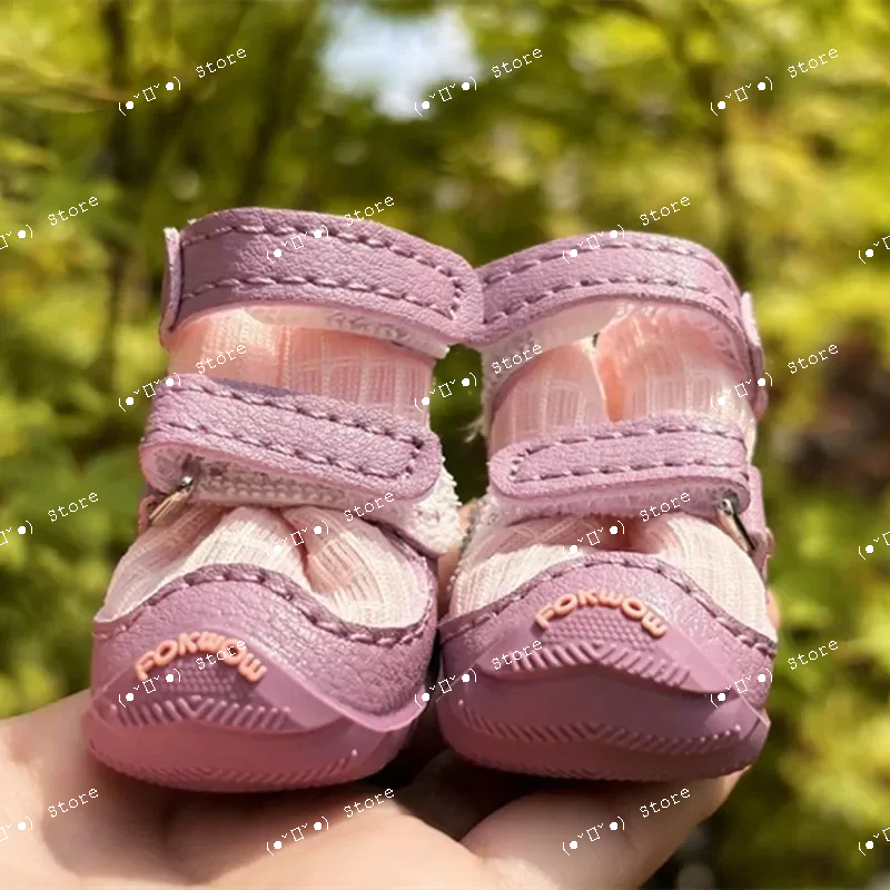 

anti-scald feet summer dog shoes schnauzer poodle yorkshire terrier puppy shoes zapatos para perro dogs acessorios