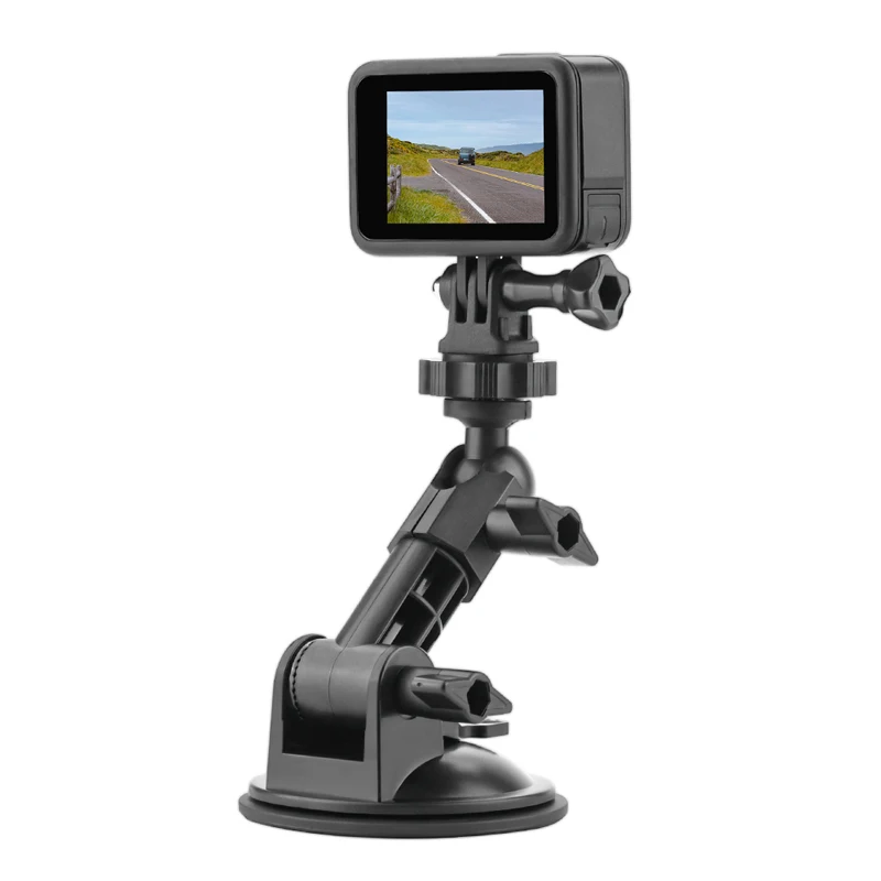 Автомобильная присоска, универсальный держатель для телефона, адаптер 1/4 для Go Pro Hero 13 12 11 10 9 8 7 6 DJI Osmo Action 5 Pro, камера для смартфона