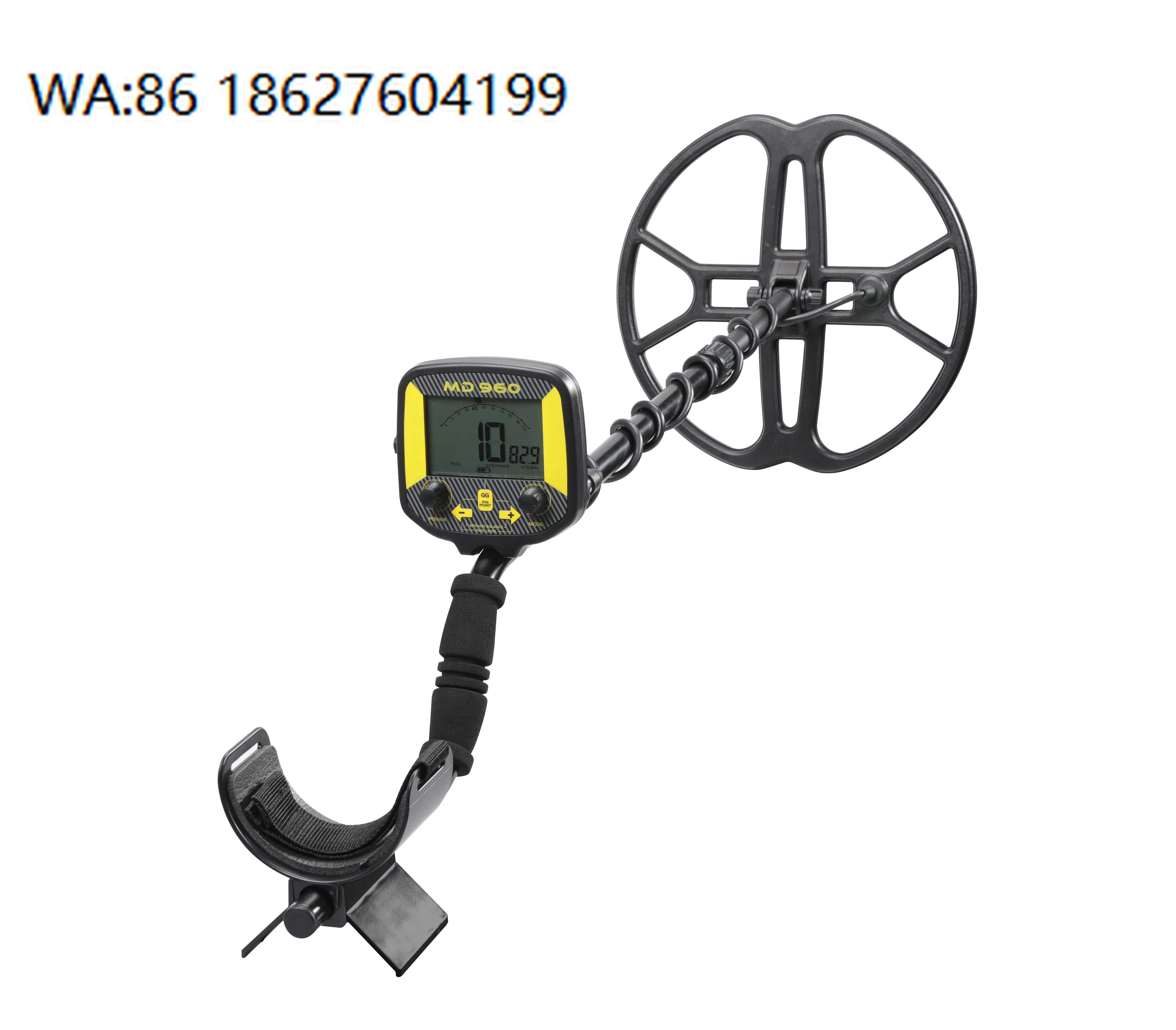 12-inch DD Submersible Search Coil Round Double-D Coil for Gold Nugget Detector Compatible TX850