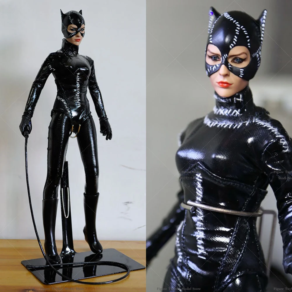 Original KUMIK KMF022 1/6 Scale Collectible Batman 92 Cat Girl 12 inch Female Solider Moveable Action Figure Model Toys