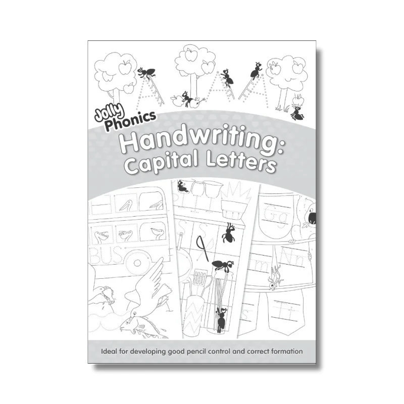 Jolly Phonics Capital Letter Handwriting Practice Book In Precursive Letters British English Edition 9781835822753