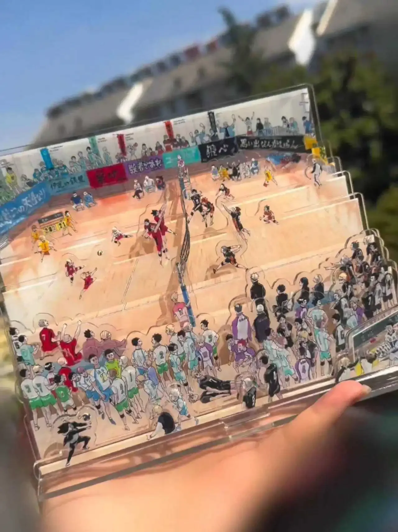 

Anime Haikyuu!! Acrylic 3D Standing Plate Whole Staff Stand Figure Indicative Board Table Decoration Desktop Ornament Xmas Gifts