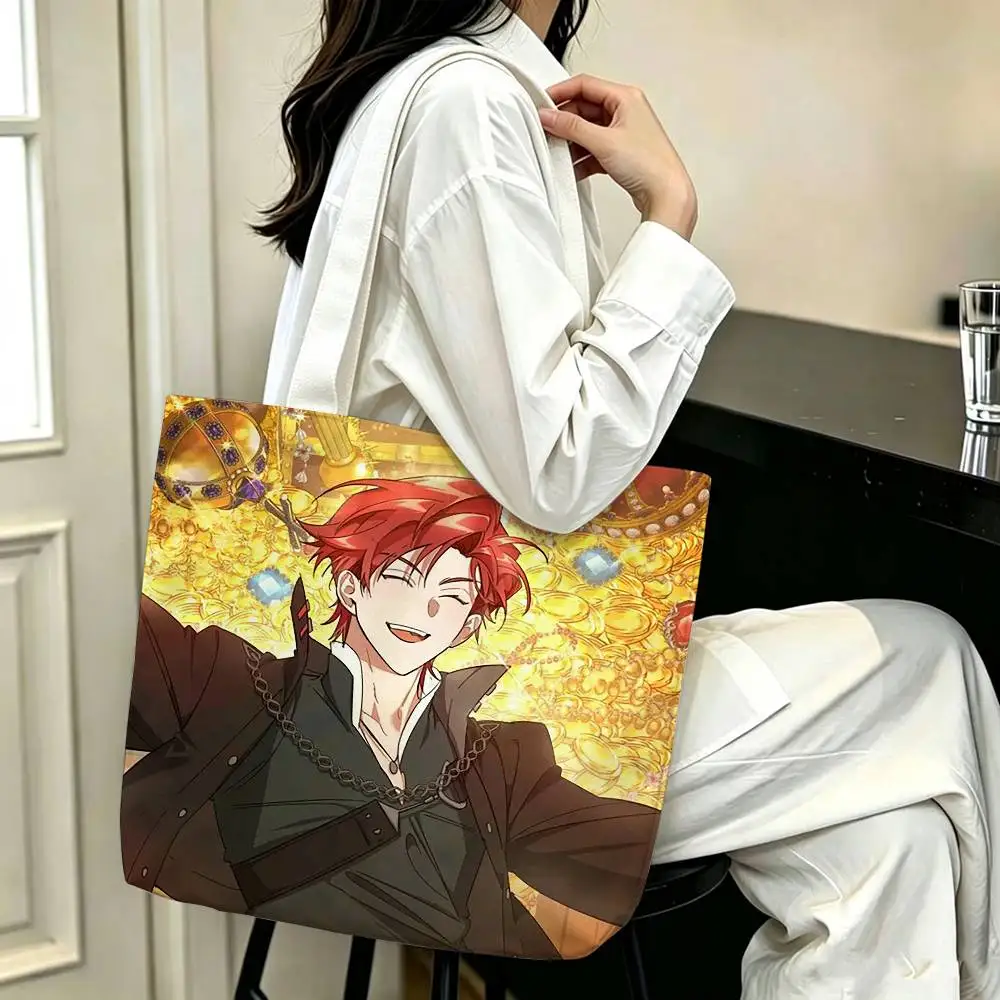 L-Lout of C-Counts Family  Printed Canvas Tote Bag Shoulder Bag Commuter Mommy Shopping Bag