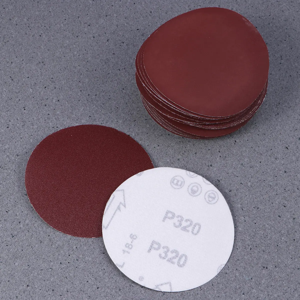 

Sanding Discs Round Self-Stick Non-Woven Abrasive for Decorative Finishing Cleaning Deburring Sandpaper Pads Dark Red