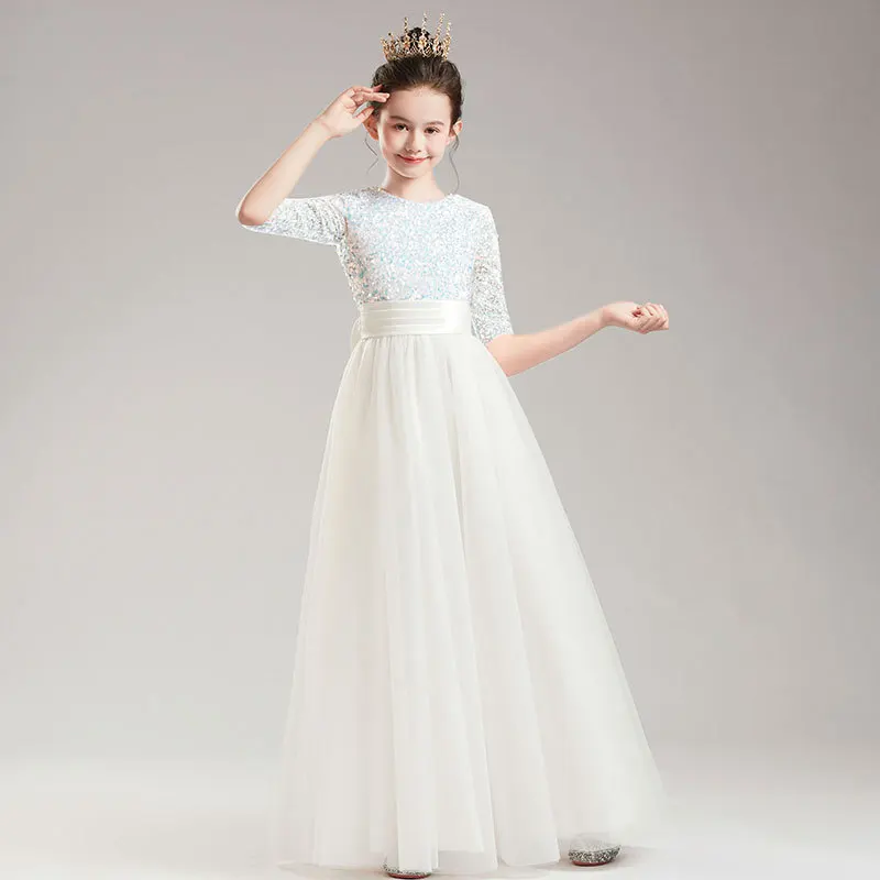 Evening Dresses for Girls From 8 to 12 Years Old First Communion Dresses for Formal Occasions Flower Girl Dress Ball Gown Party