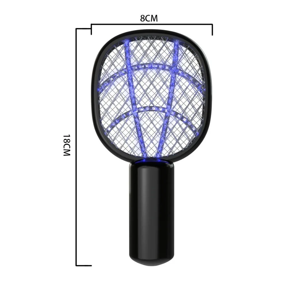 Duurzame USB Mug Swatter Trap Elektrische Schok UV Licht Insect Racket Mini Draagbare Fly Bug Zapper Camping