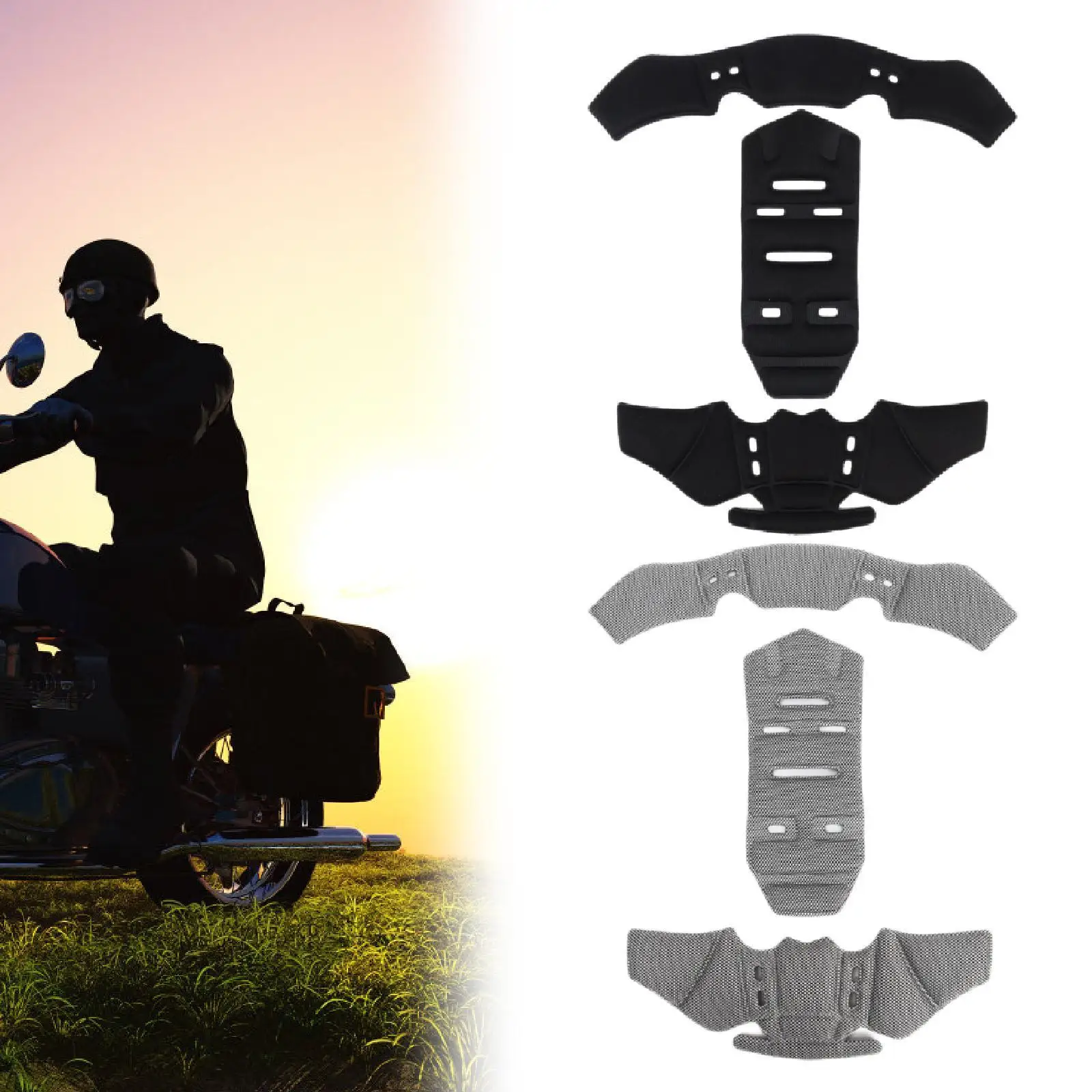 

Helmet Padding Kit Accessories Helmet Pads for Road Bikes Cycling Motorcycle