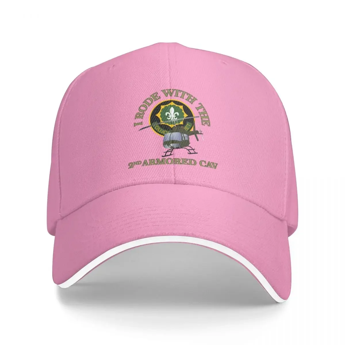 

I Rode With The 2nd Armored Cav - OH-58 Helicopter Baseball Cap Icon Trucker Hat Women Hat Men'S