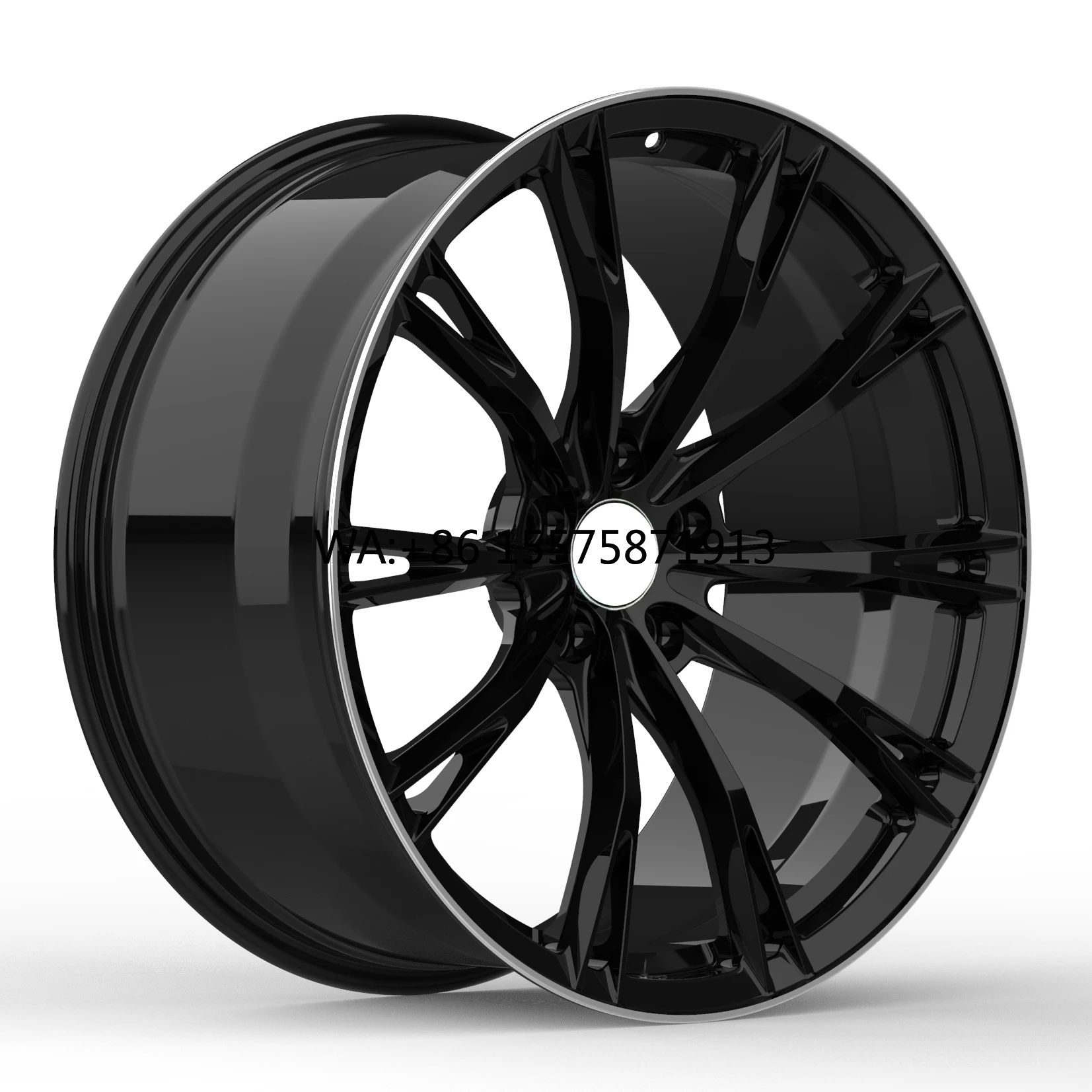 

For New 19-20 Inch Alloy Racing 5x112 Forged Wheels 30mm Gloss Black Mesh Design for Audi