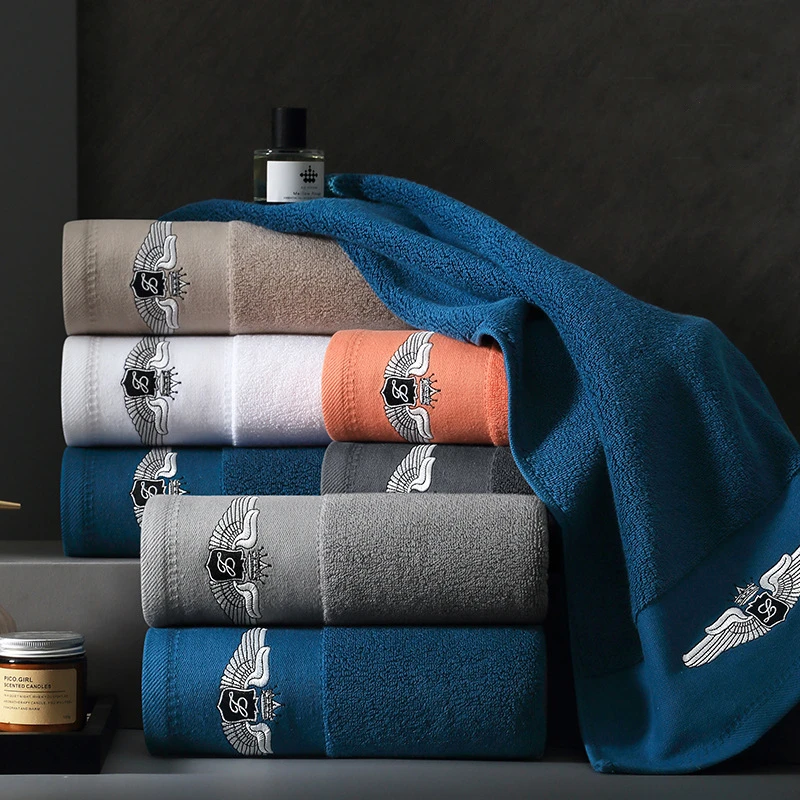 High-end Towel Pure Cotton Face Wash Household 2024 New Men's Cotton Women's Bath Special Absorbent Comfortable And Non-shedding