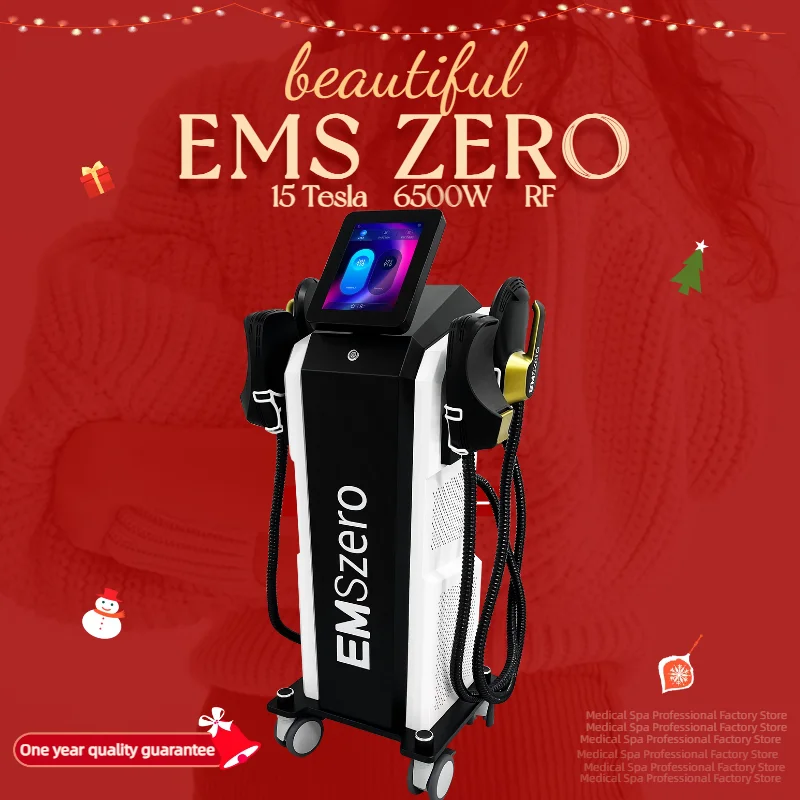 

EMSzero Neo Body Sculpting Machine Shaping 6500W 200hz EMS Radio Frequency RF Muscle Stimulator Device