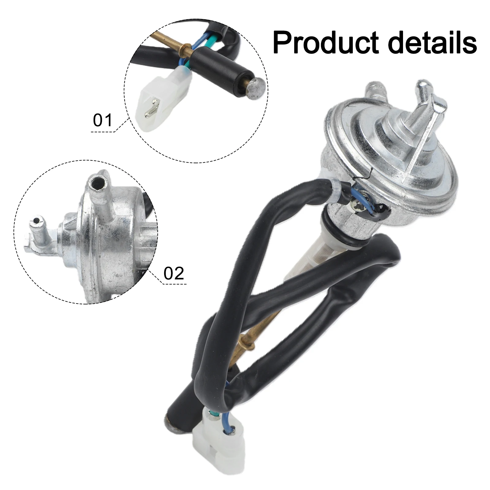 Motorcycle Fuel System Fuel Tap Petcock Fuel Switch Direct Replacement Fuel Valve Compatible With VIVACITY 125 Easy Installation view 6