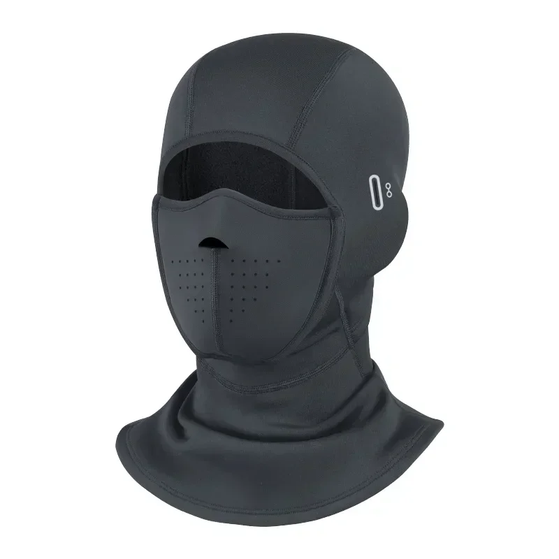 Magnetic Suction Ski Mask  for Outdoor Cold Resistance Cycling and Fleece Insulation Windproof Lining and Headgear