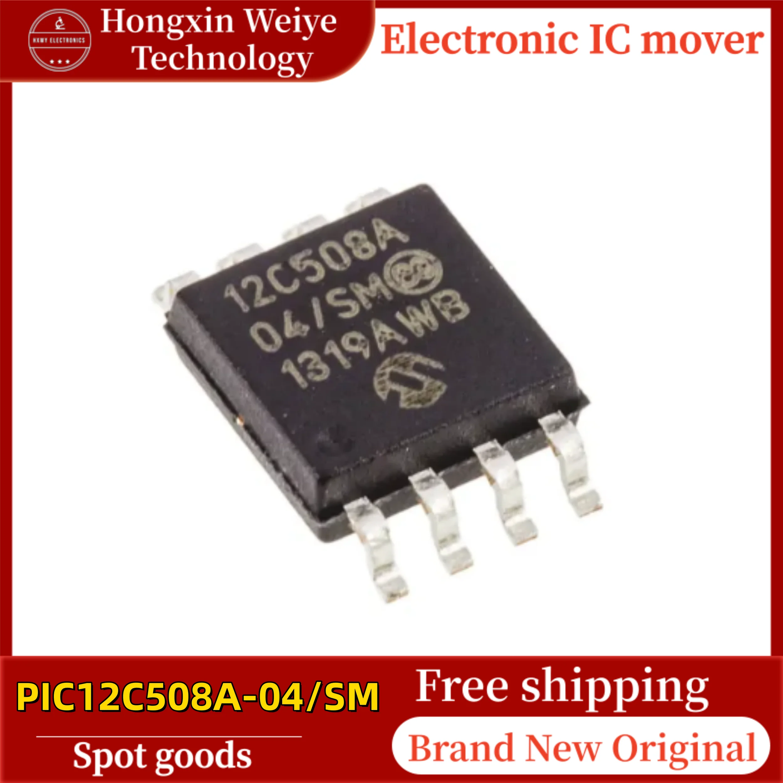 

5/10 PCS PIC12C508A-04/SM SOP-8 MCU Brand New In Stock Free Shipping