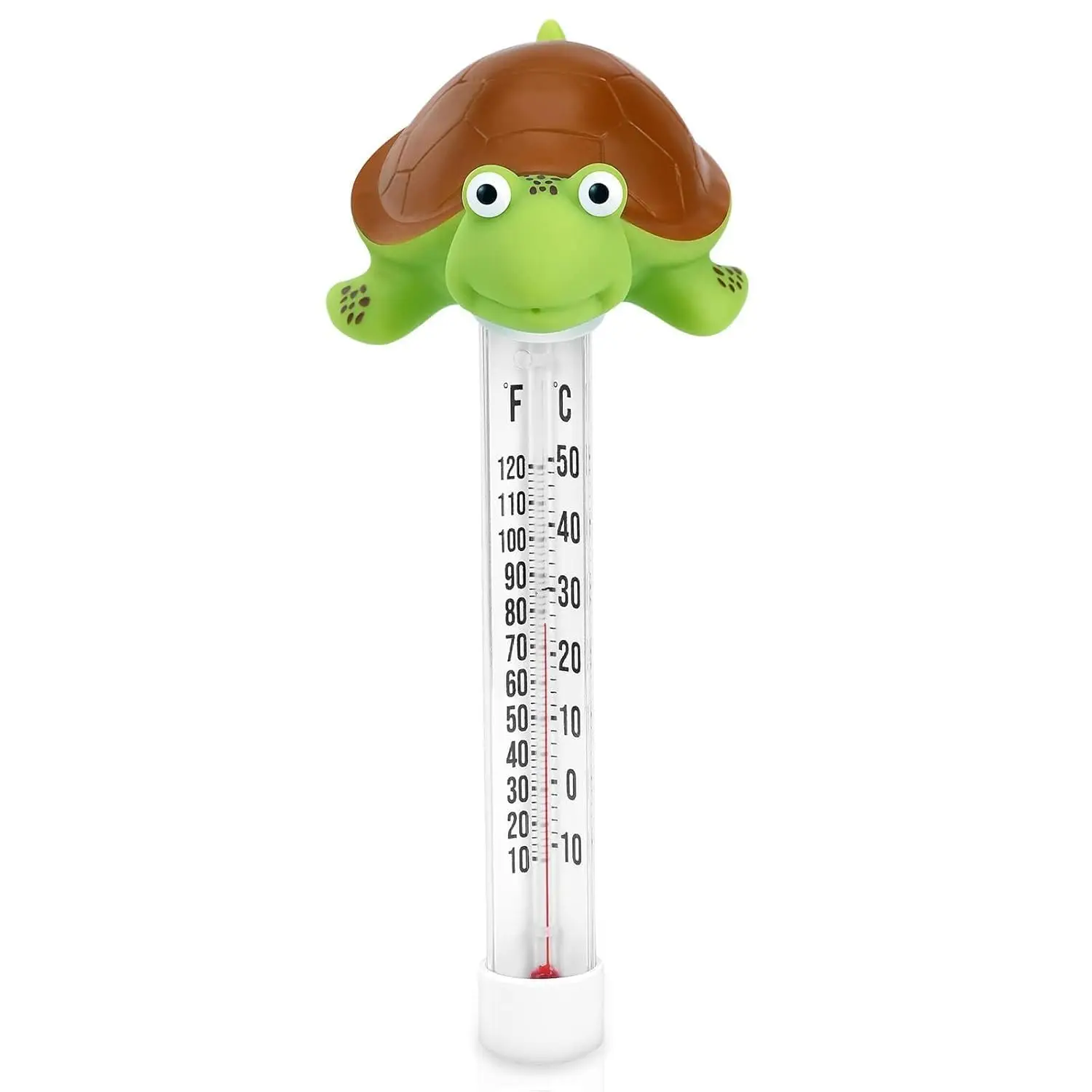 

Floating Pool Thermometer, Large Display with String Easy to Read, Shatter Resistant, for Outdoor & Indoor Swimming Pools, Spas,