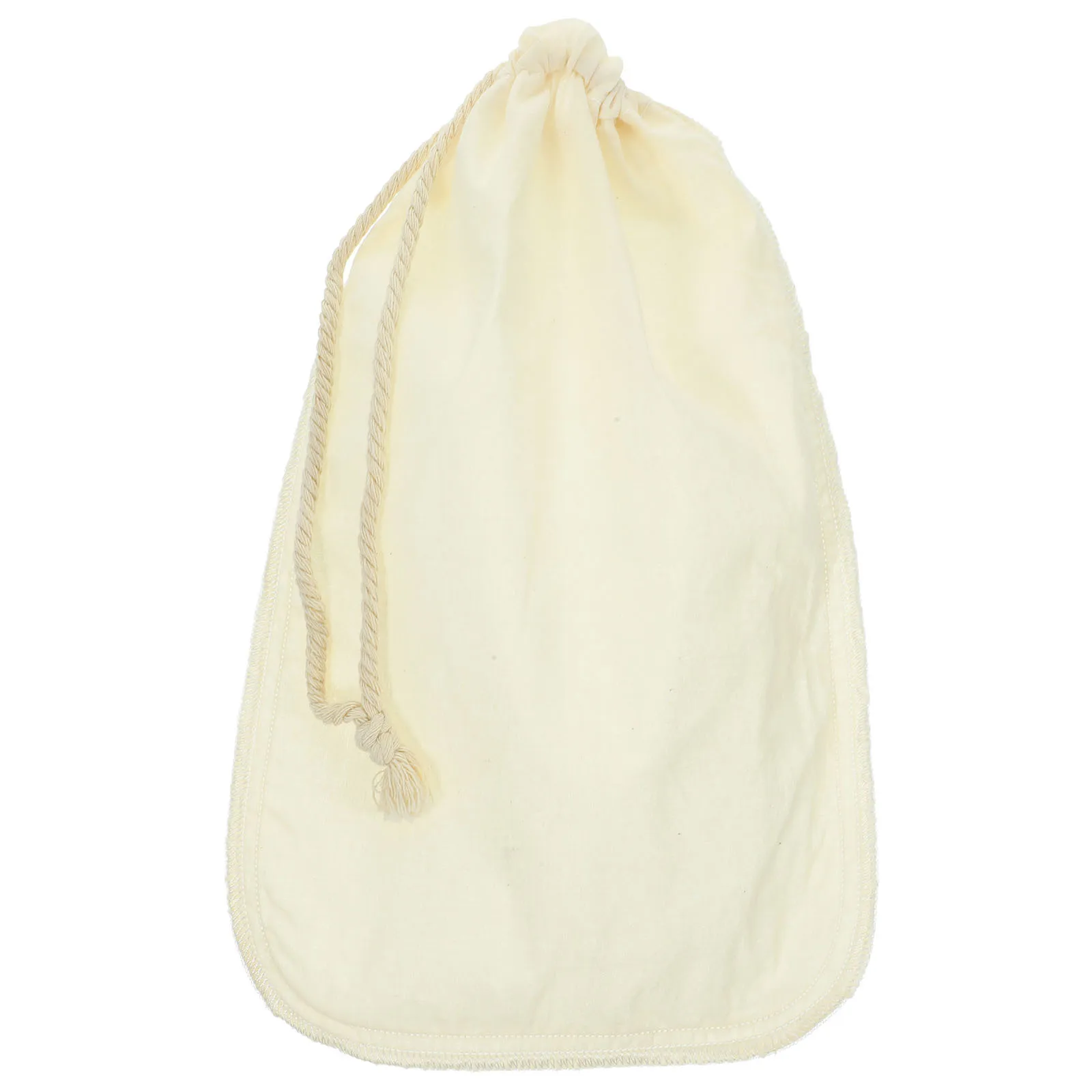 

Reusable Cotton Fabric Filter Bag Food Grade Mesh Strainer for Nut Milk Wine Coffee Cold Brew Large Drawstring Bag