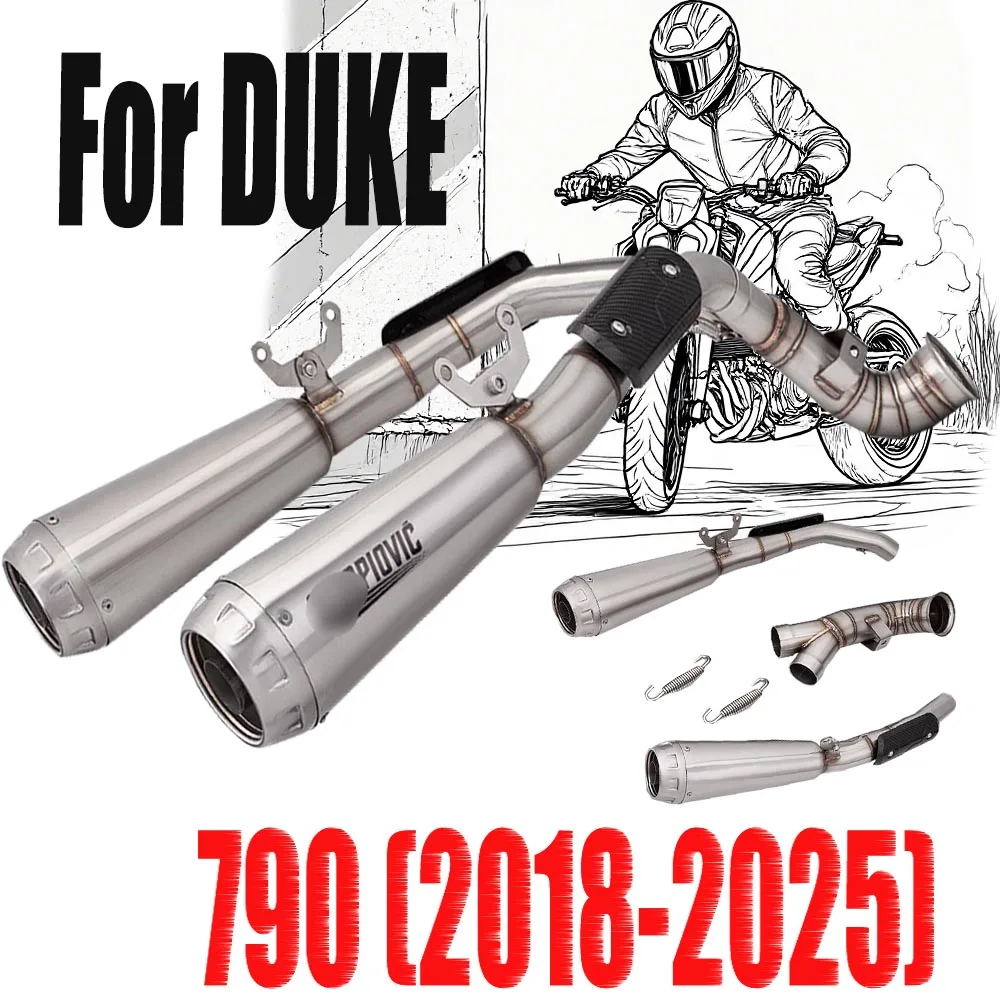 Модификация выхлопной трубы для средних и концевых секций DUKE790 Выхлопная труба с неразрушающей установкой DB Killer 2018-2025 гг. Модификация выхлопной трубы для средних и концевых секций DUKE790 Выхлопная труба с неразрушающей установкой DB Killer 2018-2025 гг.