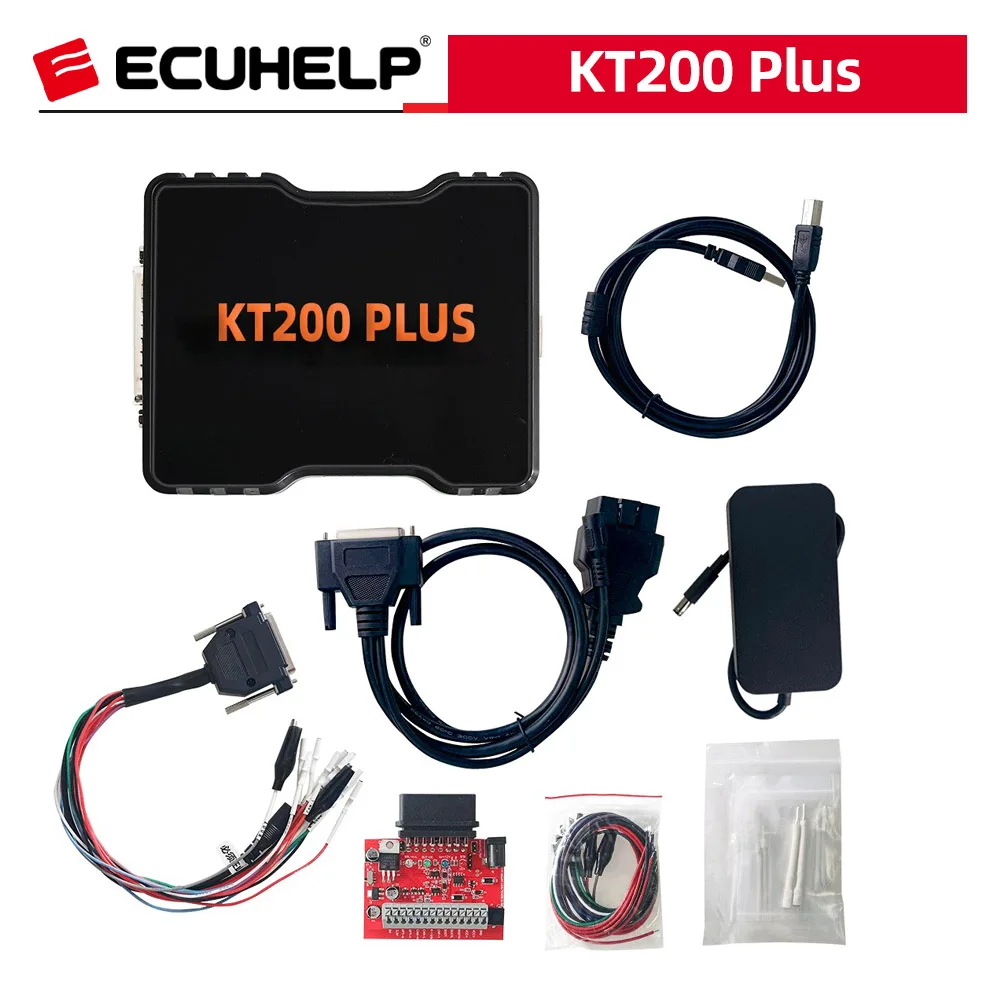ECUHELP KT200 Plus ECU Programmer, Read /Write /Clone by OBD/Bench Mode, DTC off /Immo off/ Map Support Protocols Over KT200